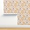 Art Nouveau Goldenrod Yellow Organic Botanical Graphic Lines Custom Removable Wallpaper by Spoonflower Peel & Stick Wallpaper 2FT Wide